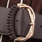 Chiffon Midi Dress for Women - Turn-Down Collar, Elegant Design for Casual or Formal Occasions