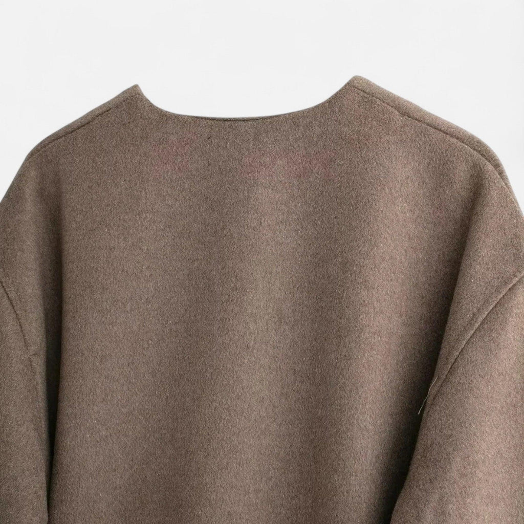 Elegant Women's Wrap Sweater in Soft Knit Fabric for Casual or Office Wear