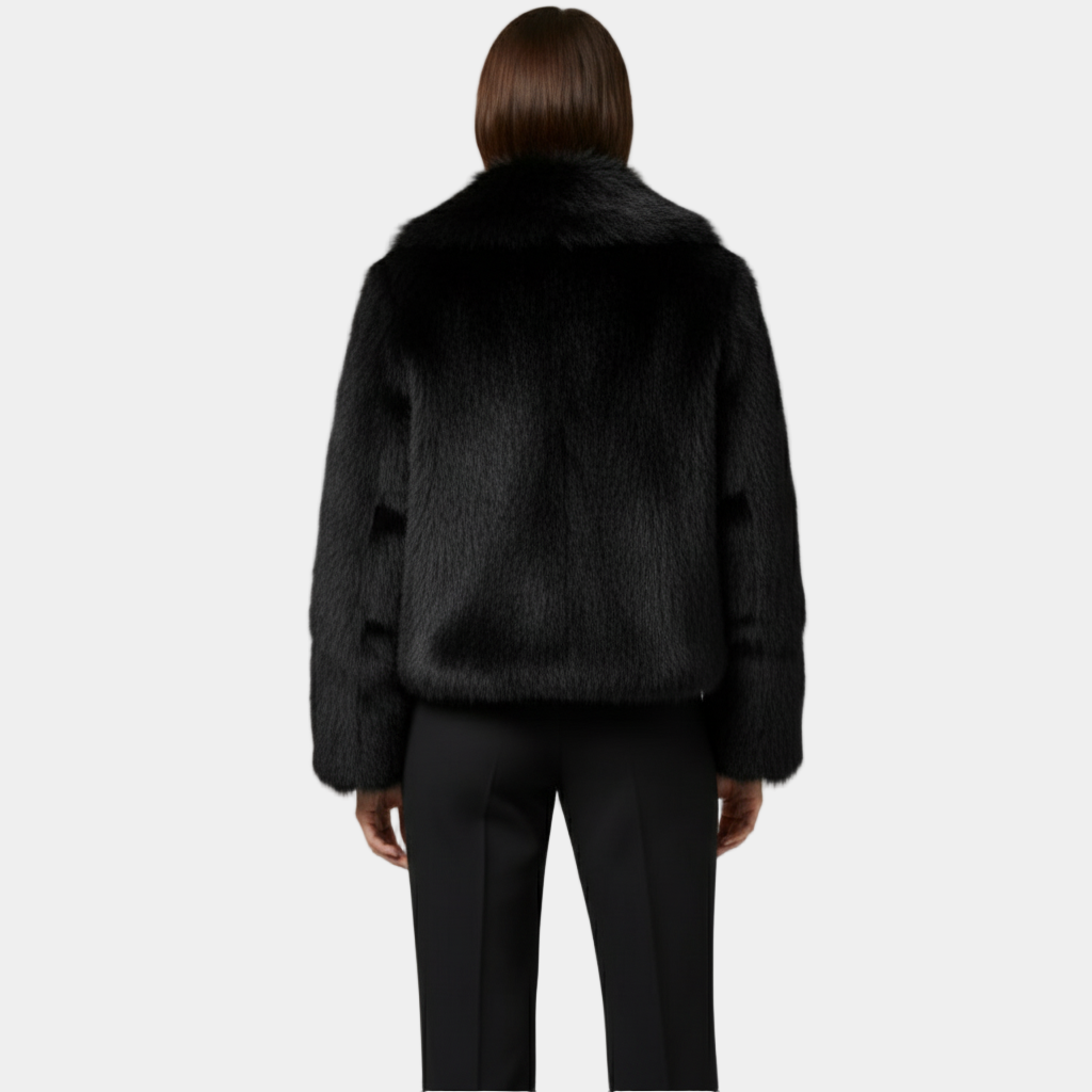 Faux Fur Winter Jacket for Women - Chic Design, Warm and Stylish Outerwear for Cold Weather