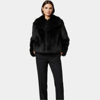 Faux Fur Winter Jacket for Women - Chic Design, Warm and Stylish Outerwear for Cold Weather