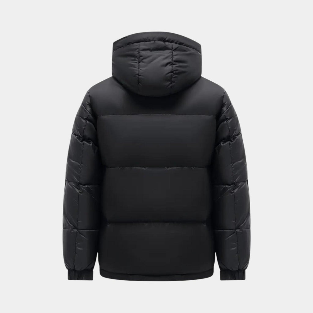 Heavyweight Down Puffer Jacket for Men - Insulated, Warm, Casual Outerwear for Cold Weather