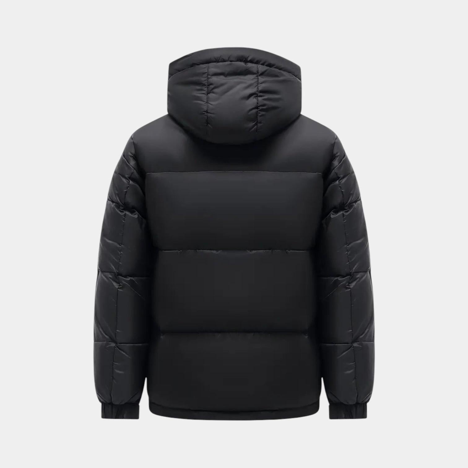 Heavyweight Down Puffer Jacket for Men - Insulated, Warm, Casual Outerwear for Cold Weather