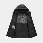 Heavyweight Down Puffer Jacket for Men - Insulated, Warm, Casual Outerwear for Cold Weather