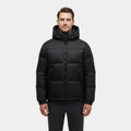 Heavyweight Down Puffer Jacket for Men - Insulated, Warm, Casual Outerwear for Cold Weather