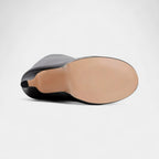 Knee-High Women's Boots - Rounded Toe, High Platform - Stylish Footwear for Casual and Dressy Occasions