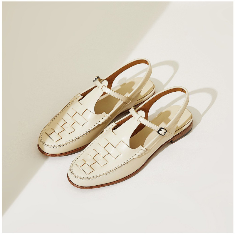 Leather Summer Sandals for Women - Comfortable Straps, Casual Footwear