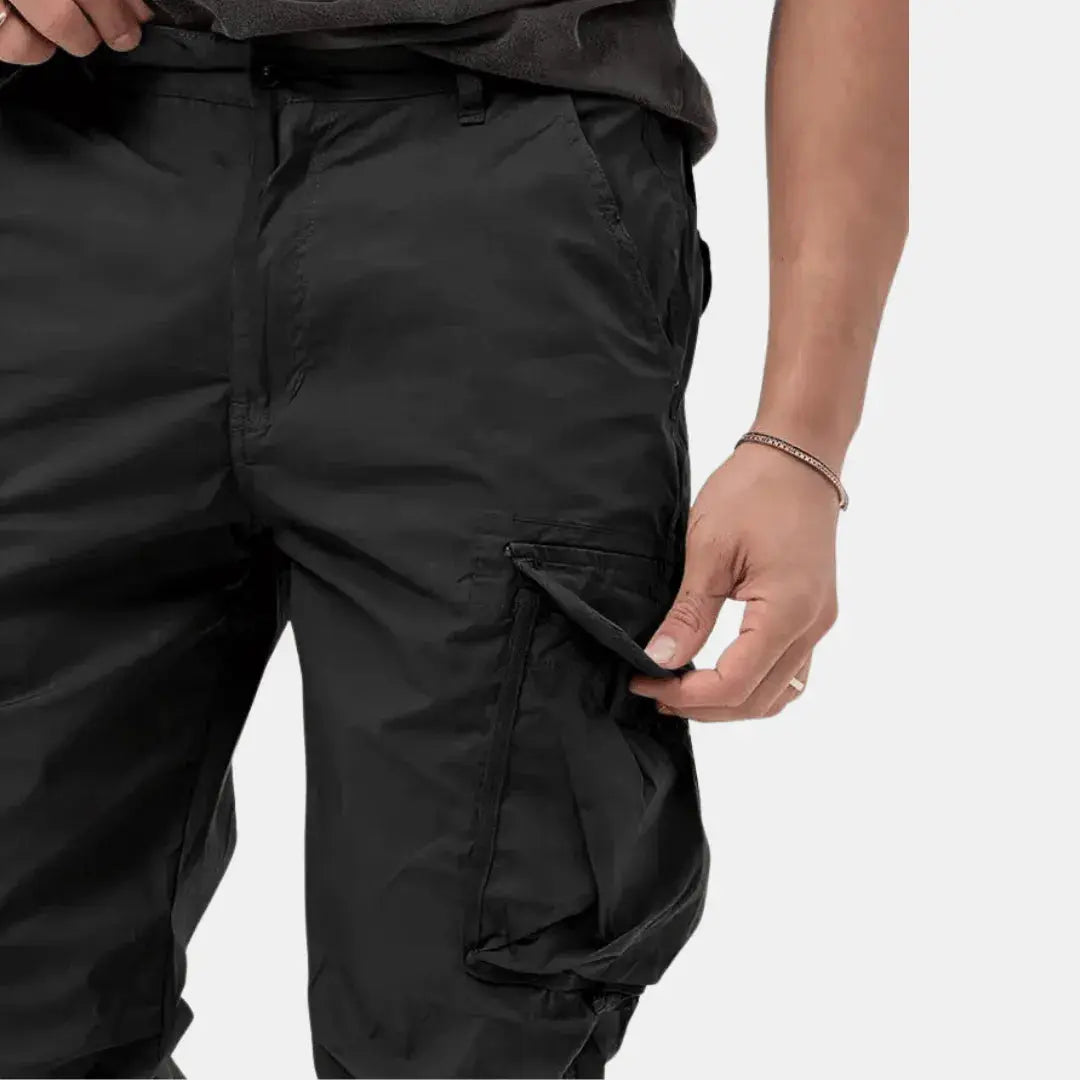 Lightweight Cotton Blend Cargo Joggers for Men | Urban Casual Wear