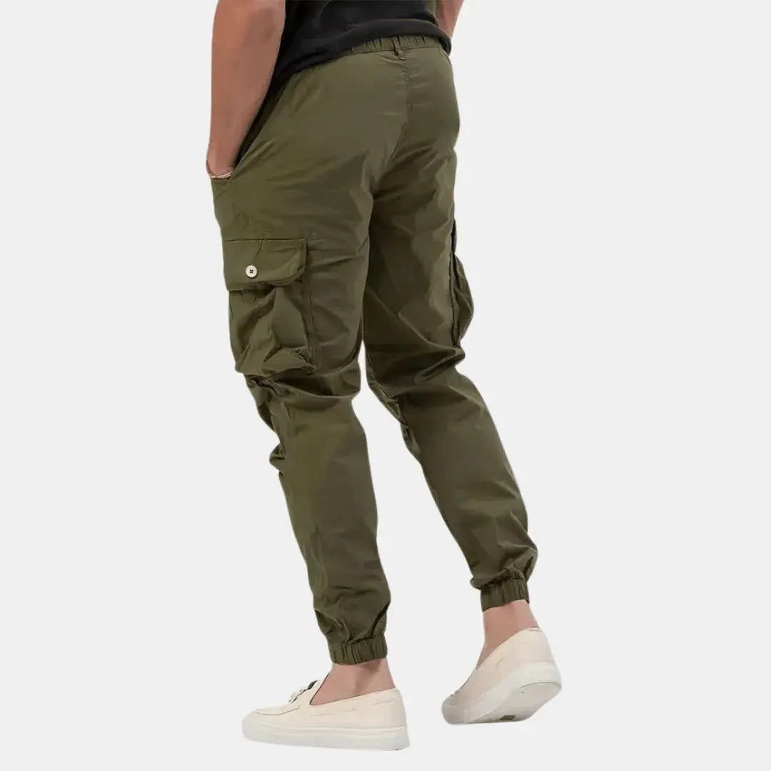 Lightweight Cotton Blend Cargo Joggers for Men | Urban Casual Wear