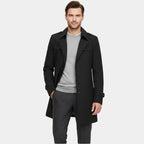 Lightweight Waterproof Trench Coat for Men - Stylish Rain Jacket for Outdoor Use - Versatile and Comfortable Design