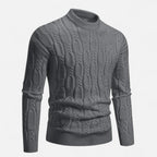 Men's Classic Crewneck Knit Sweater | Soft Cotton Blend | Casual Wear | Versatile Everyday Style