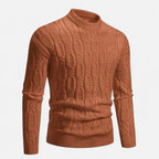 Men's Classic Crewneck Knit Sweater | Soft Cotton Blend | Casual Wear | Versatile Everyday Style