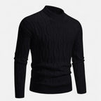 Men's Classic Crewneck Knit Sweater | Soft Cotton Blend | Casual Wear | Versatile Everyday Style
