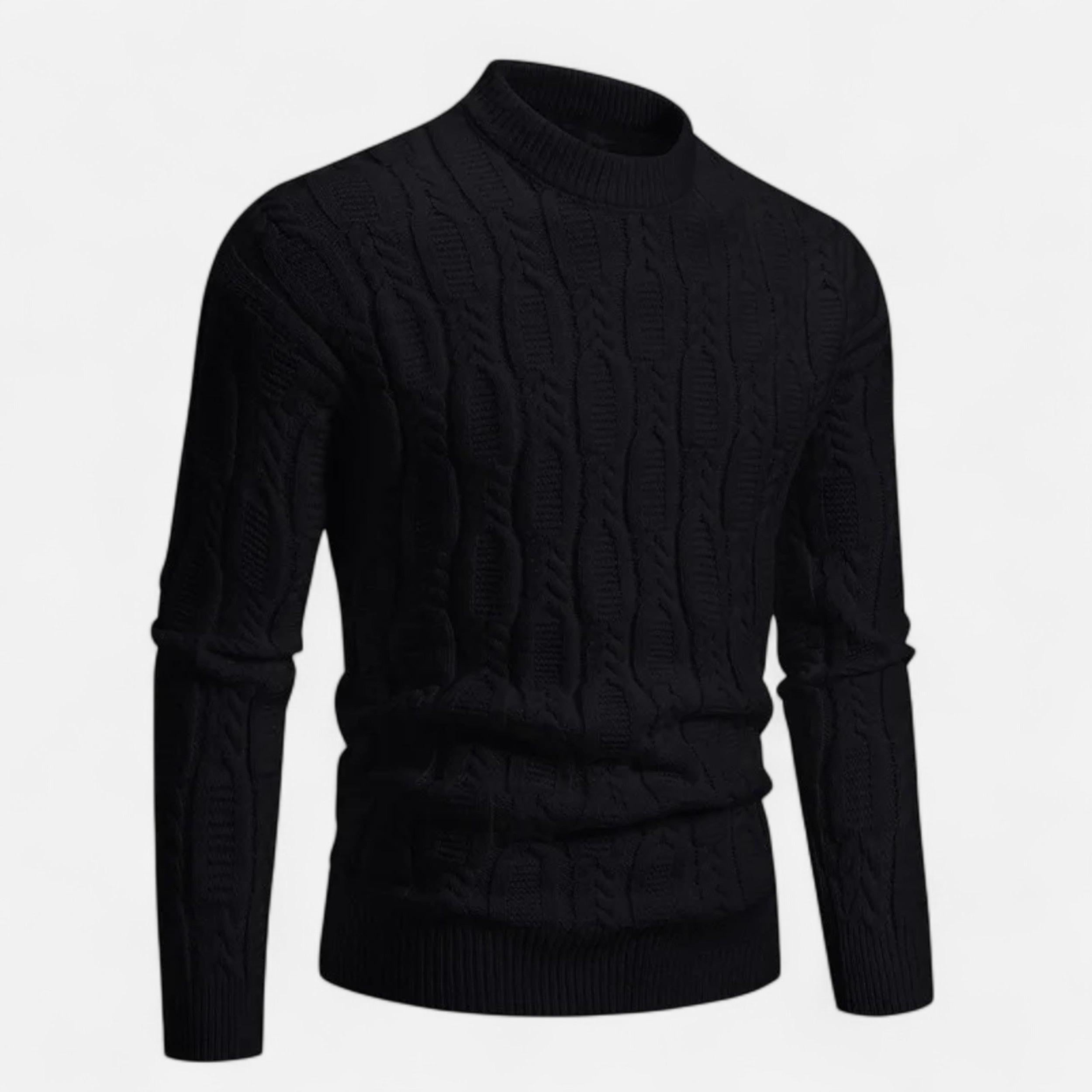 Men's Classic Crewneck Knit Sweater | Soft Cotton Blend | Casual Wear | Versatile Everyday Style