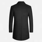 Men's Classic Wool Overcoat | Warm, Stylish Outerwear for Formal and Casual Occasions | Timeless Design
