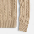 Men's Cotton Blend Round Neck Sweater - Timeless Style for Casual Wear