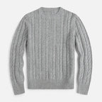 Men's Cotton Blend Round Neck Sweater - Timeless Style for Casual Wear