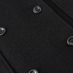 Men's Double-Breasted Wool Trench Overcoat - Classic Winter Coat for Formal and Casual Wear