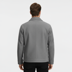 Men's Faux Suede Zip Shirt Jacket - Casual Overshirt for Everyday Wear