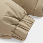 Men's Fleece-Lined Winter Jacket with Removable Hood - Warm, Stylish Outerwear for Cold Weather