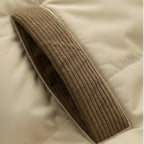 Men's Fleece-Lined Winter Jacket with Removable Hood - Warm, Stylish Outerwear for Cold Weather