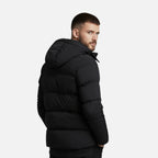 Men's Hooded Puffer Jacket - Insulated Cold Weather Layer - Stylish and Functional Outerwear for Winter Adventures