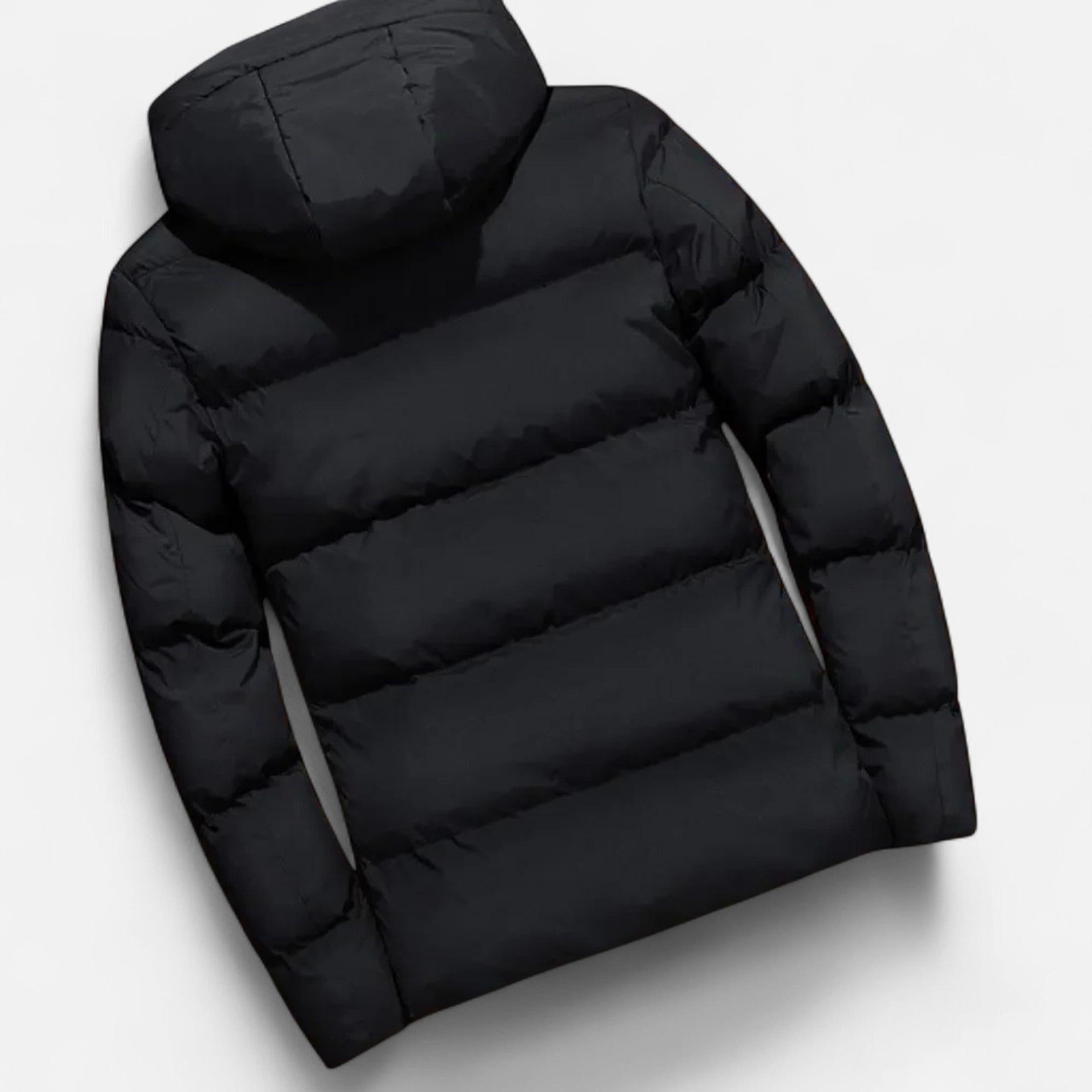 Men's Hooded Puffer Jacket - Insulated Cold Weather Layer - Stylish and Functional Outerwear for Winter Adventures