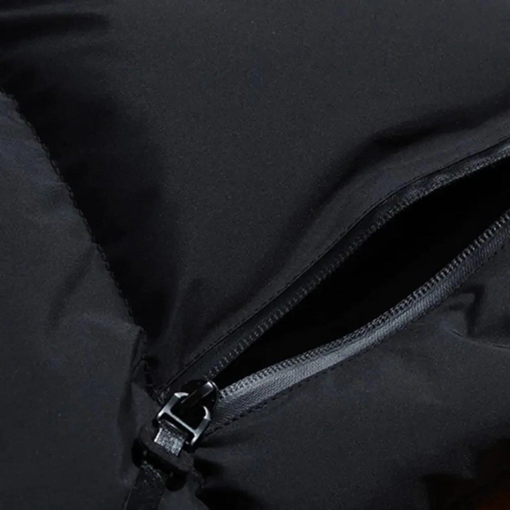 Men's Hooded Puffer Jacket - Insulated Cold Weather Layer - Stylish and Functional Outerwear for Winter Adventures