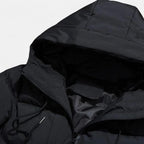 Men's Hooded Puffer Jacket - Insulated Cold Weather Layer - Stylish and Functional Outerwear for Winter Adventures