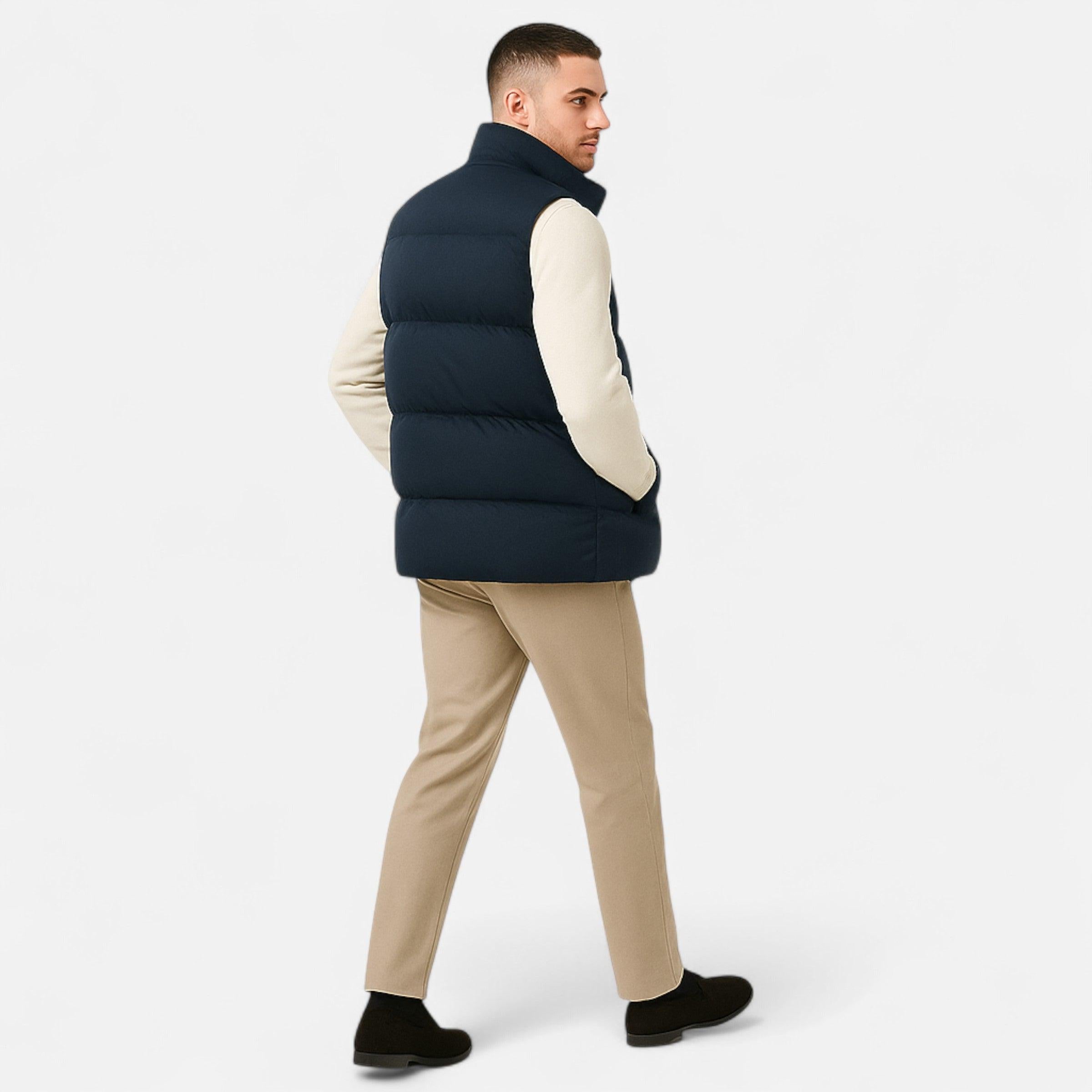 Men's Lamb Wool Winter Vest | Warm Insulated Design for Cold Weather | Stylish Layering Piece for Casual or Outdoor Use