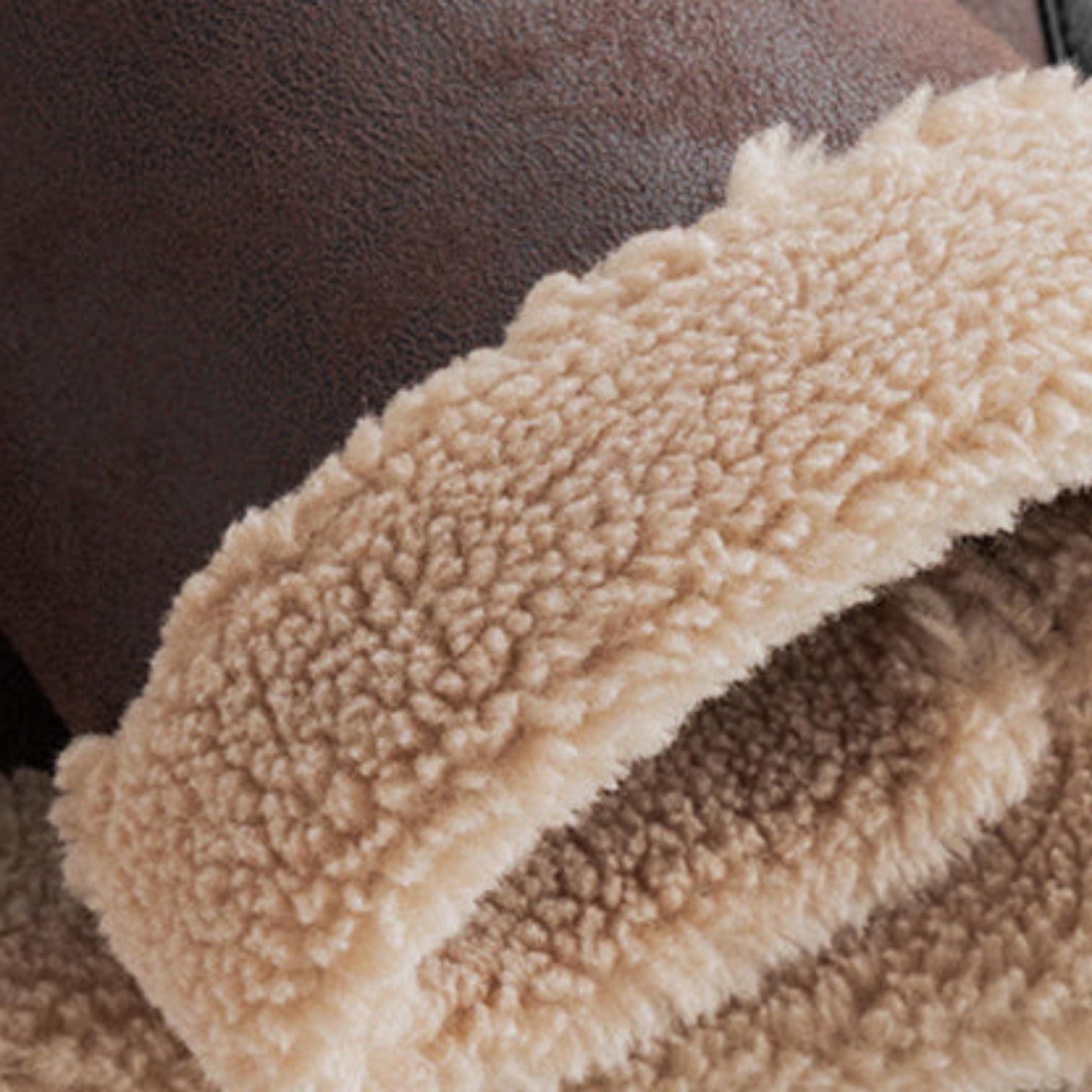 Men's Leather Aviator Jacket - Classic Design, Durable Genuine Leather, Perfect for Casual Wear and Outdoor Adventures