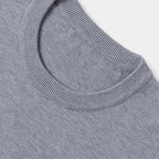 Men's Lightweight Cotton Crew-Neck Sweater - Fine-Knit Casual Jumper for Everyday Wear