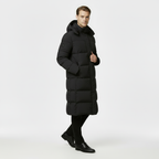 Men's Long Puffer Coat - Insulated Winter Parka Jacket for Cold Weather Protection