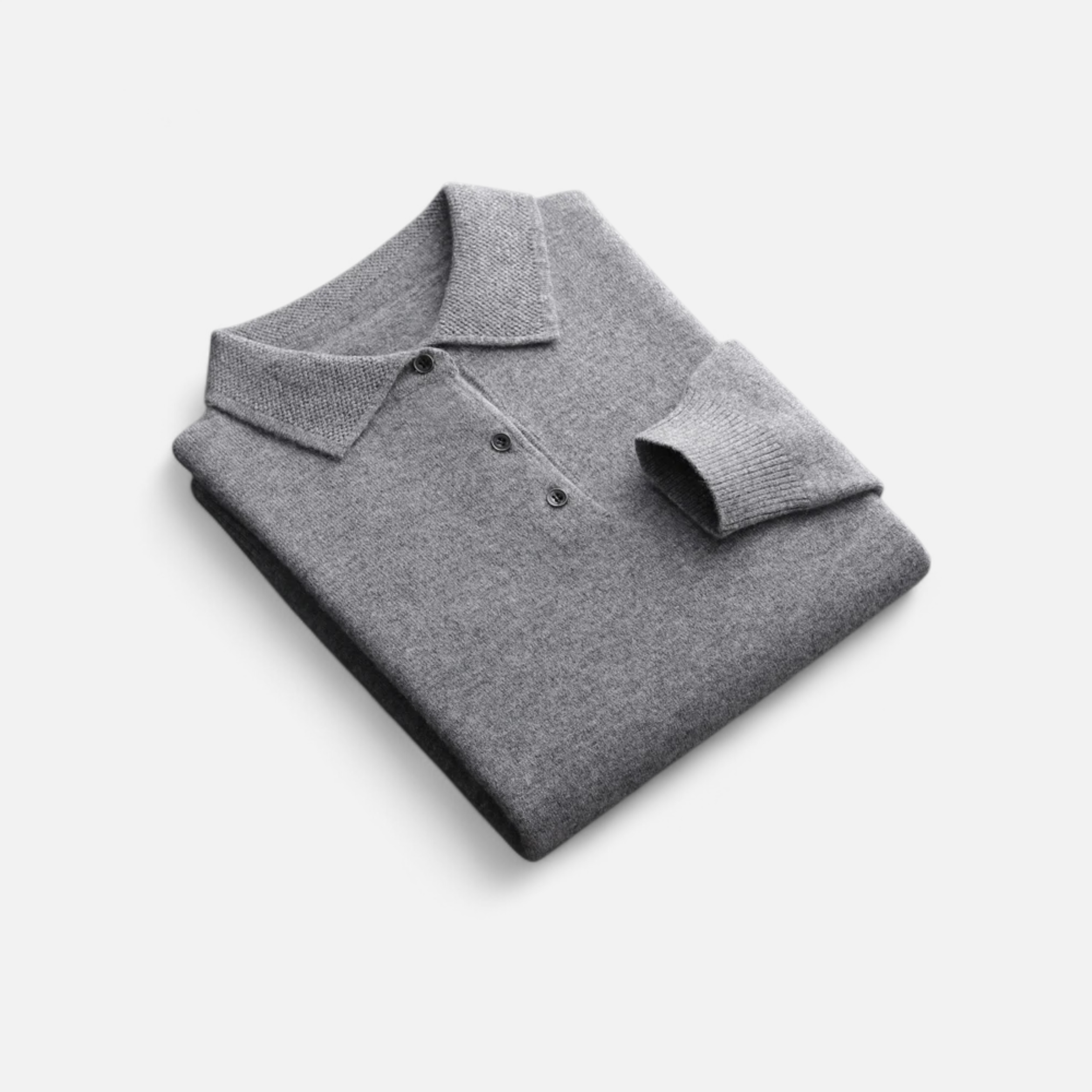 Men's Merino Wool Polo Sweater | Classic Fit | Casual Knitwear for Everyday Wear