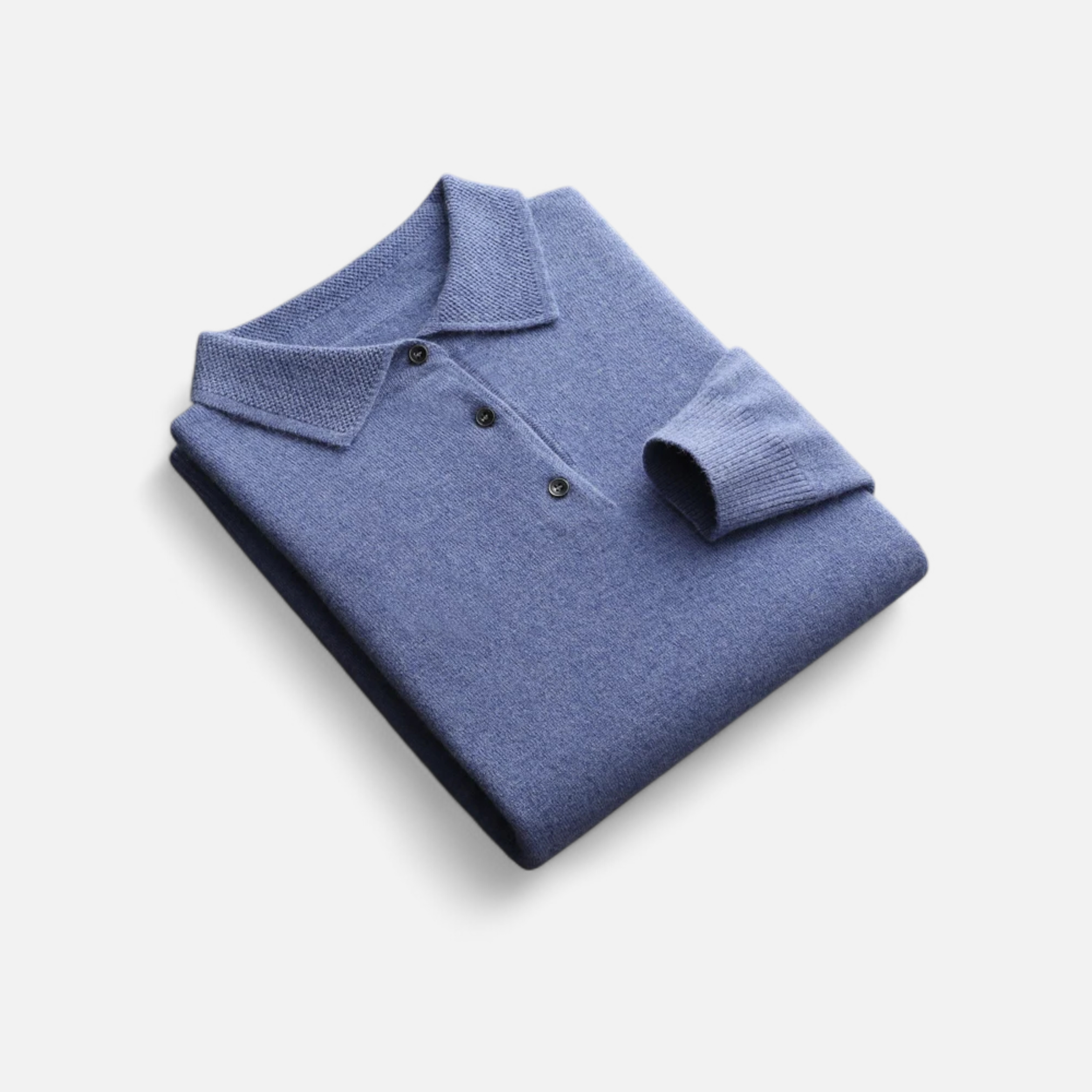 Men's Merino Wool Polo Sweater | Classic Fit | Casual Knitwear for Everyday Wear
