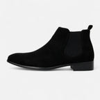 Men's Suede Square-Toe Chelsea Boots | Stylish Footwear for Casual and Formal Occasions