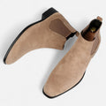 Men's Suede Square-Toe Chelsea Boots | Stylish Footwear for Casual and Formal Occasions