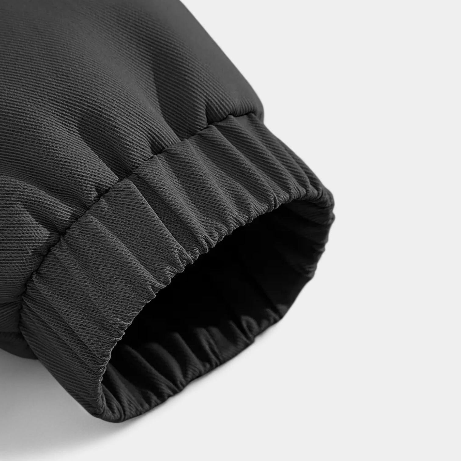 Men's Waterproof Twill Harrington Jacket with Fleece Lining for Casual Wear and Outdoor Activities