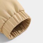 Men's Waterproof Twill Harrington Jacket with Fleece Lining for Casual Wear and Outdoor Activities