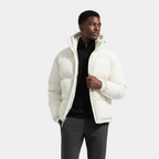 Men's Waterproof Windproof Down Puffer Jacket for Winter Outdoor Activities