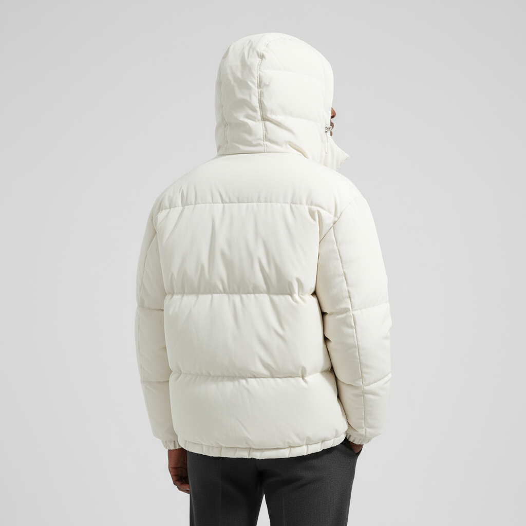 Men's Waterproof Windproof Down Puffer Jacket for Winter Outdoor Activities