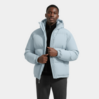 Men's Waterproof Windproof Down Puffer Jacket for Winter Outdoor Activities