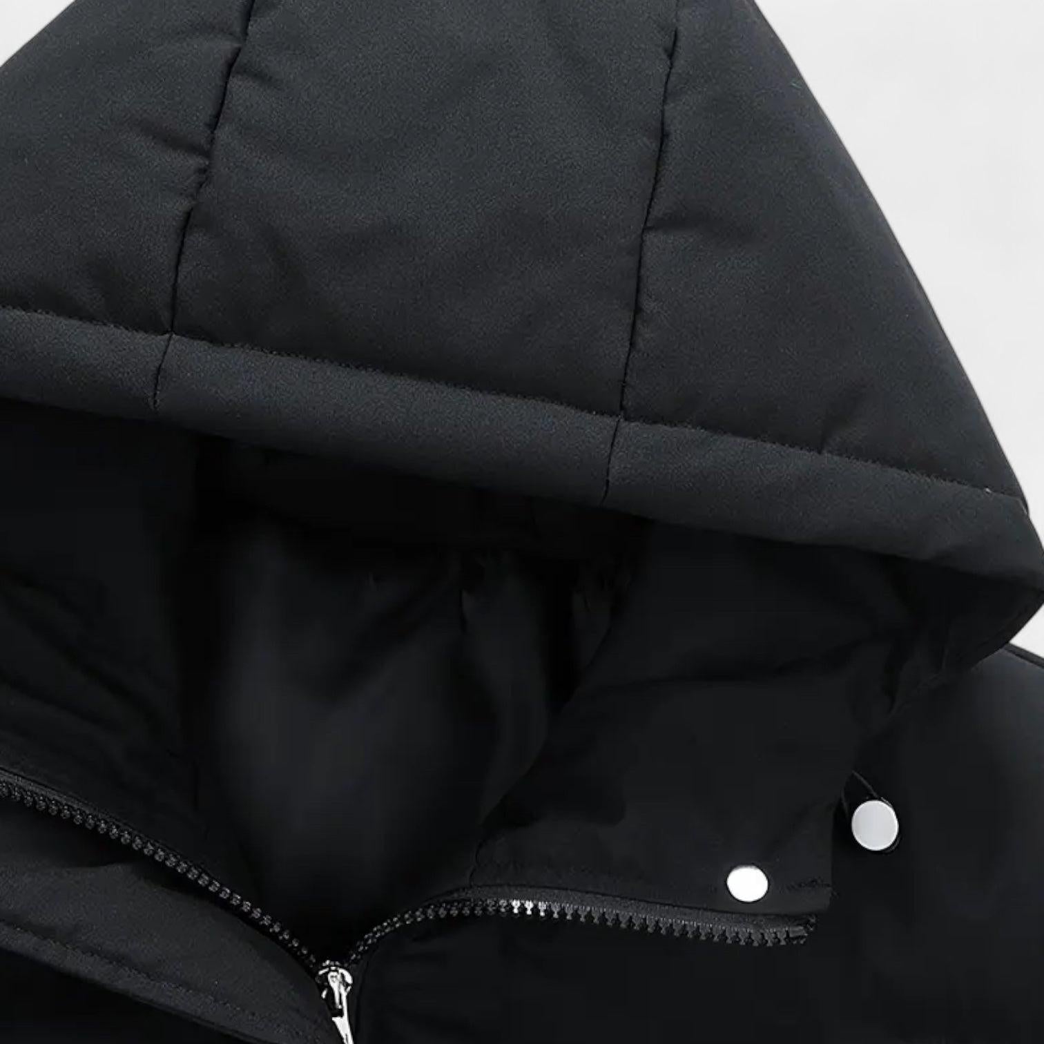 Men's Waterproof Windproof Down Puffer Jacket for Winter Outdoor Activities