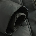 Men's Winter Puffer Coat with Fleece Lining - Longline Design for Cold Weather Outdoor Use