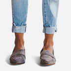 Retro Pointed-Toe Loafers for Women | Stylish Faux Leather Slip-On Shoes for Casual and Formal Wear