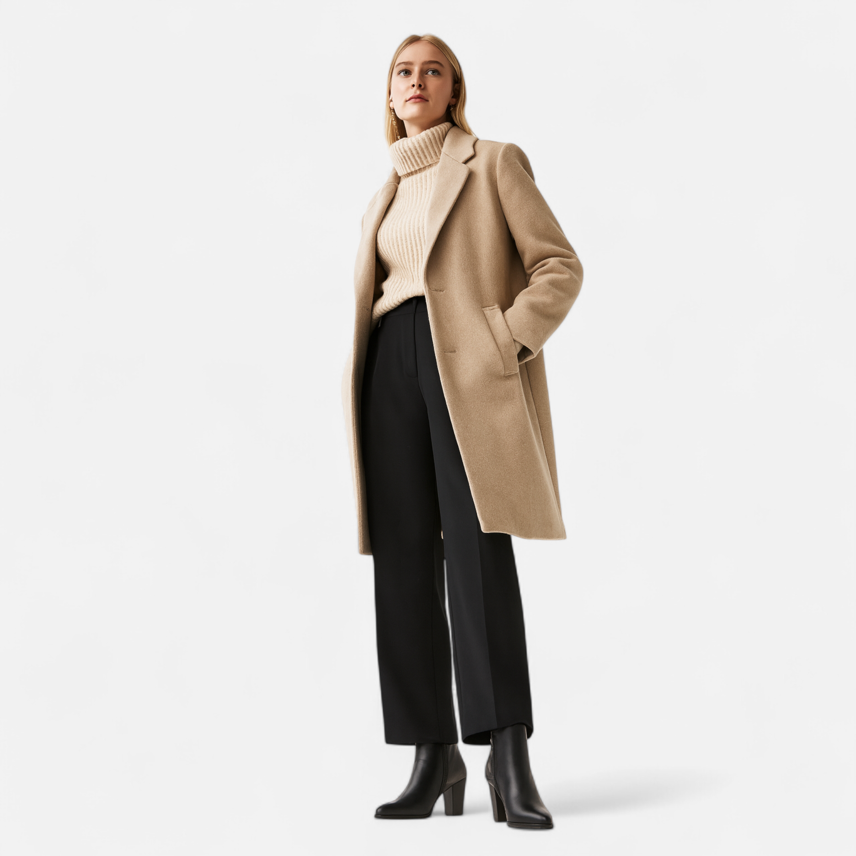 Retro Zip-Heel Women's Boots | Stylish Leather Ankle Boots for Casual Wear | Vintage-Inspired Footwear