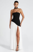 Strapless Lightweight Maxi Dress - Summer Casual Wear for Events and Outings