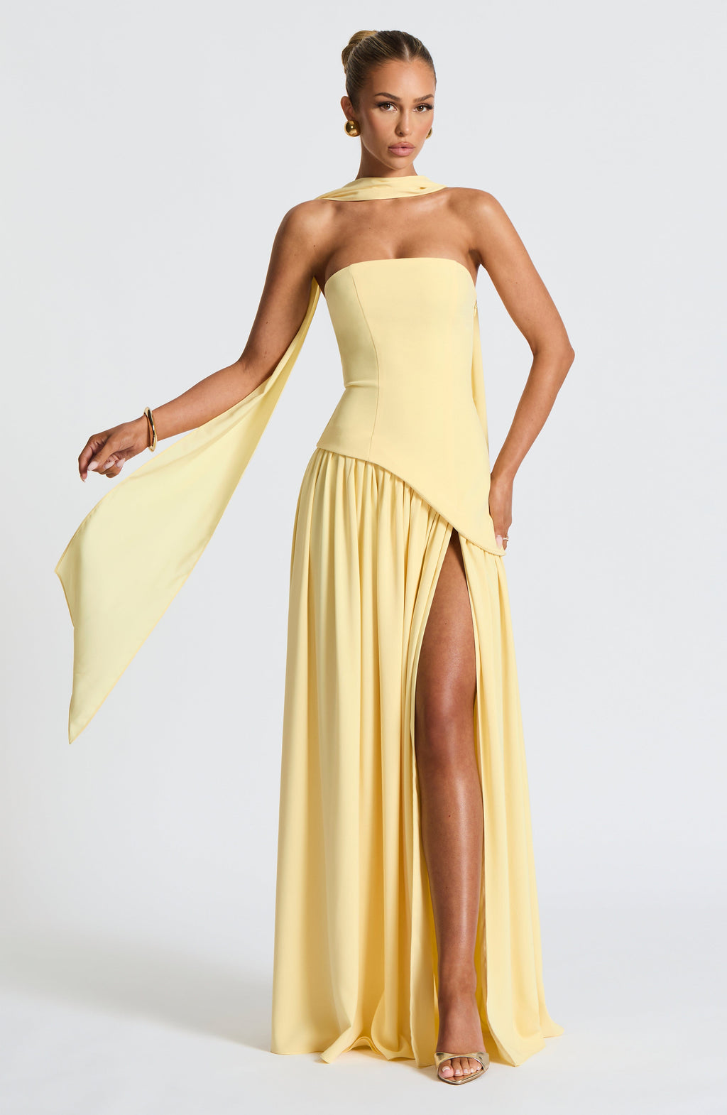 Strapless Lightweight Maxi Dress - Summer Casual Wear for Events and Outings