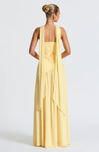 Strapless Lightweight Maxi Dress - Summer Casual Wear for Events and Outings