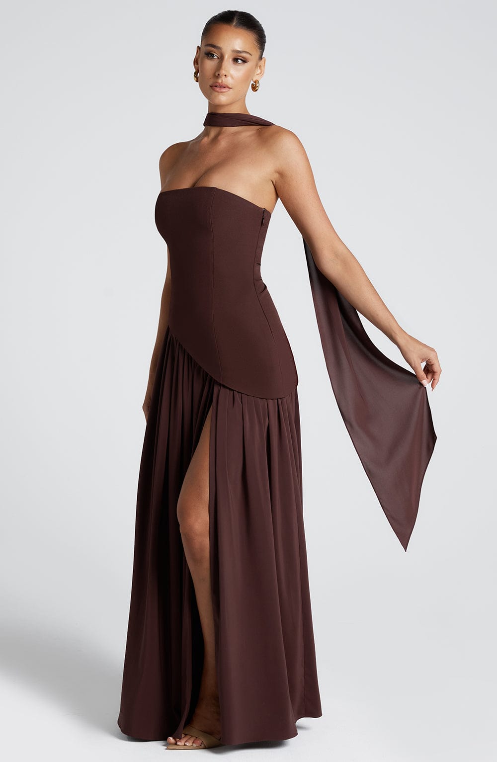 Strapless Lightweight Maxi Dress - Summer Casual Wear for Events and Outings