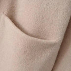 Thick Knit V-Neck Cardigan for Women - Warm Autumn Layering Sweater in Cozy Fabric